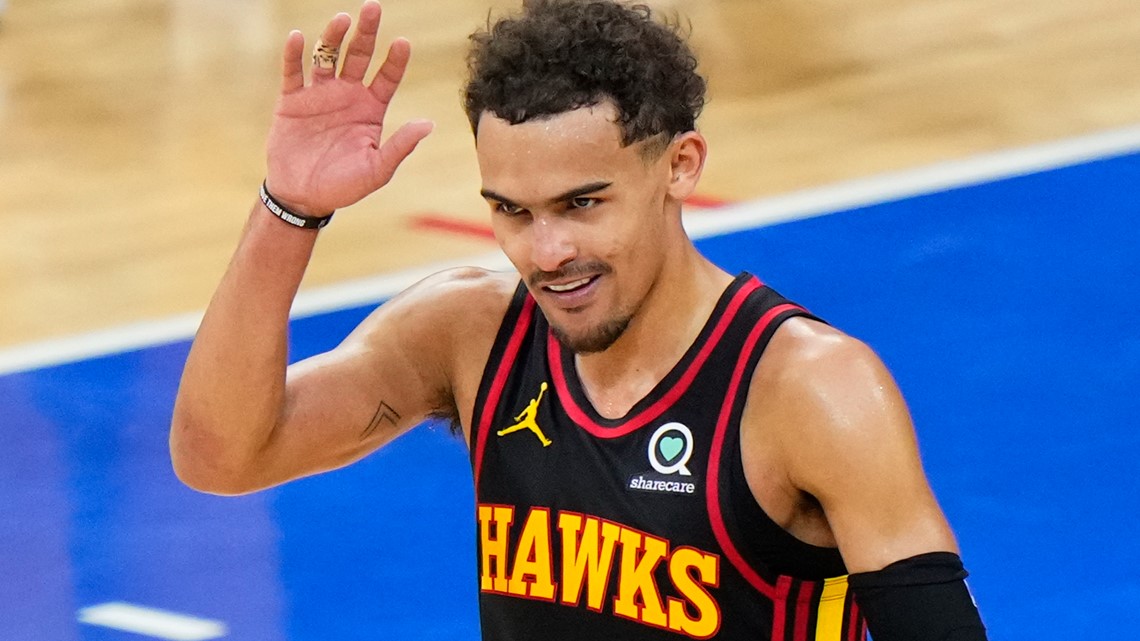 Trae Young baby look-a-like goes viral, leads to diaper ...