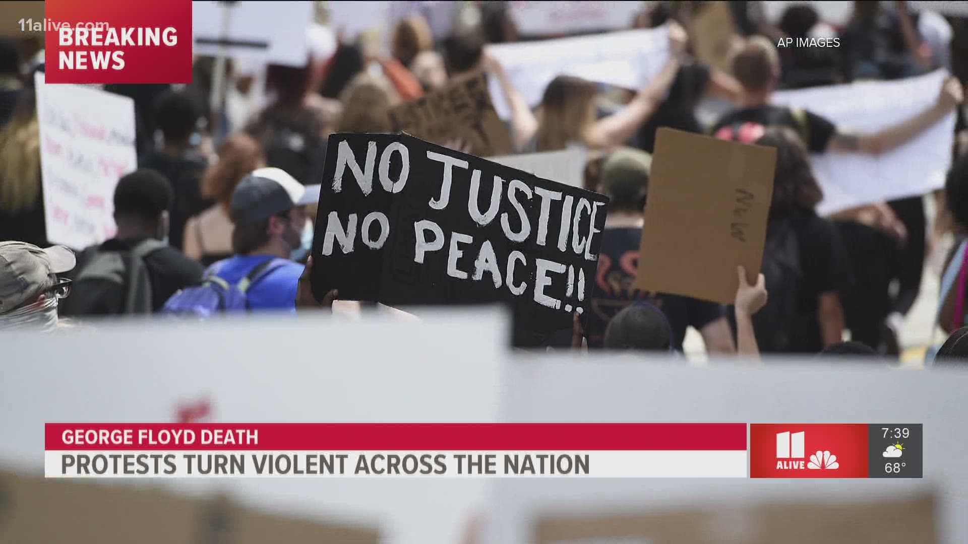 11Alive's Cheryl Preheim and Christie Ethridge talk about the protests that turned destructive.