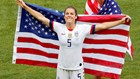Kelley O'Hara wins over the internet with US flag rescue, post-game kiss, locker room celebration