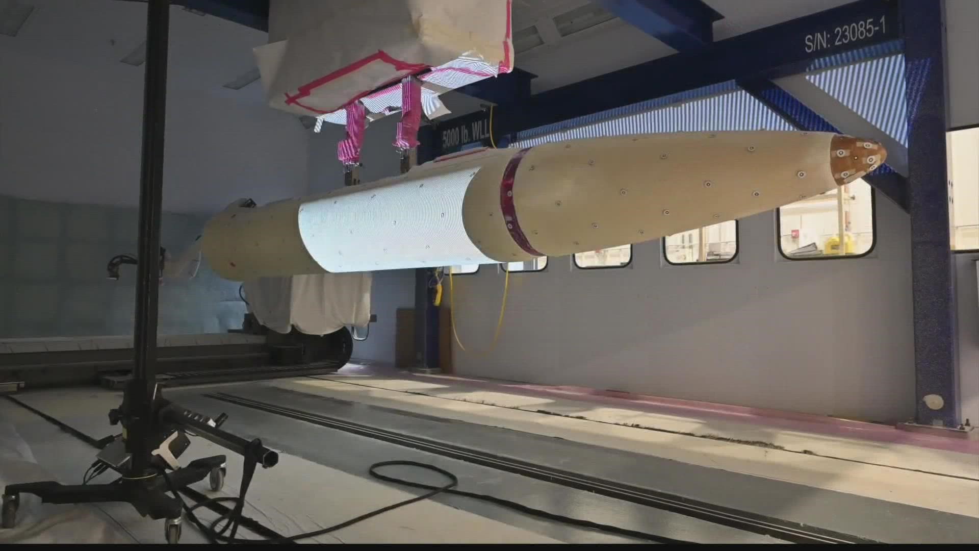 Two years after groundbreaking, the 65,000-square-foot Hypersonic Missile Assembly Building 4 is now a "virtual" reality.